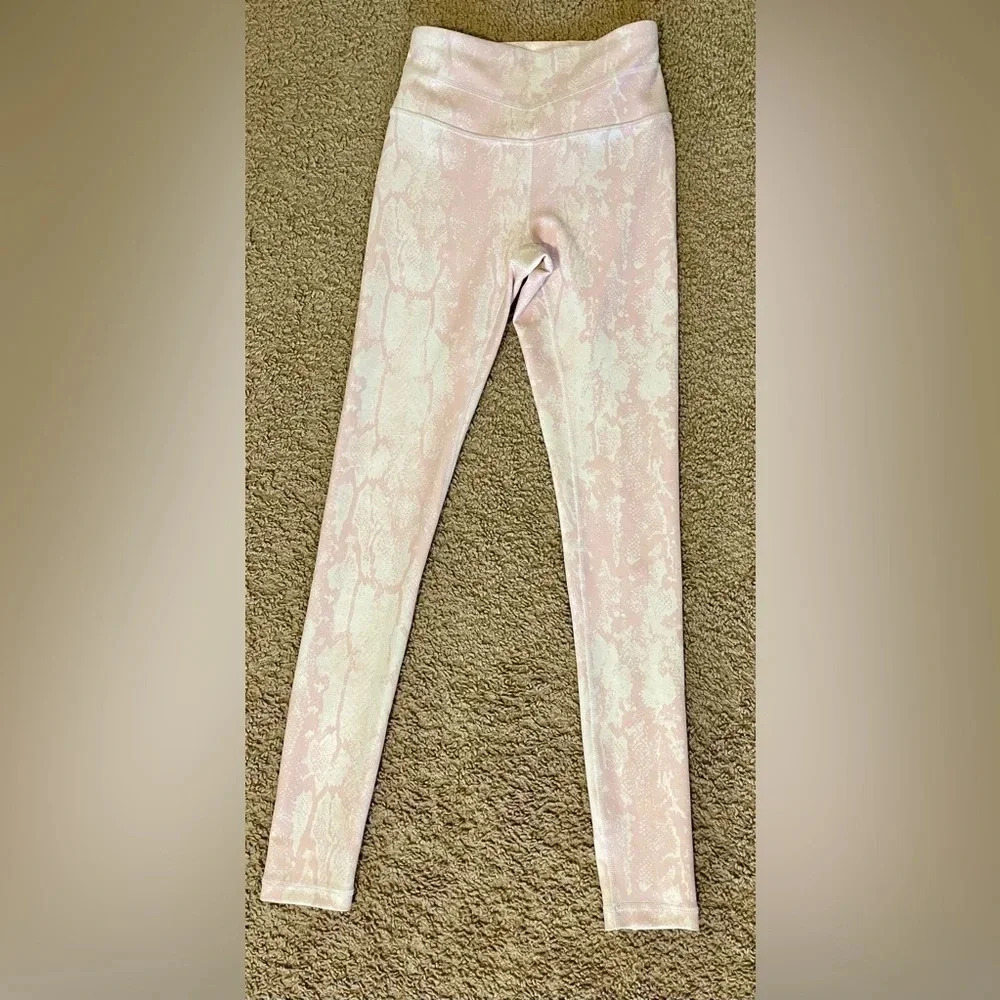 Calia By Carrie Underwood Size Xs Snake Print Pink High Rise Leggings (A35)